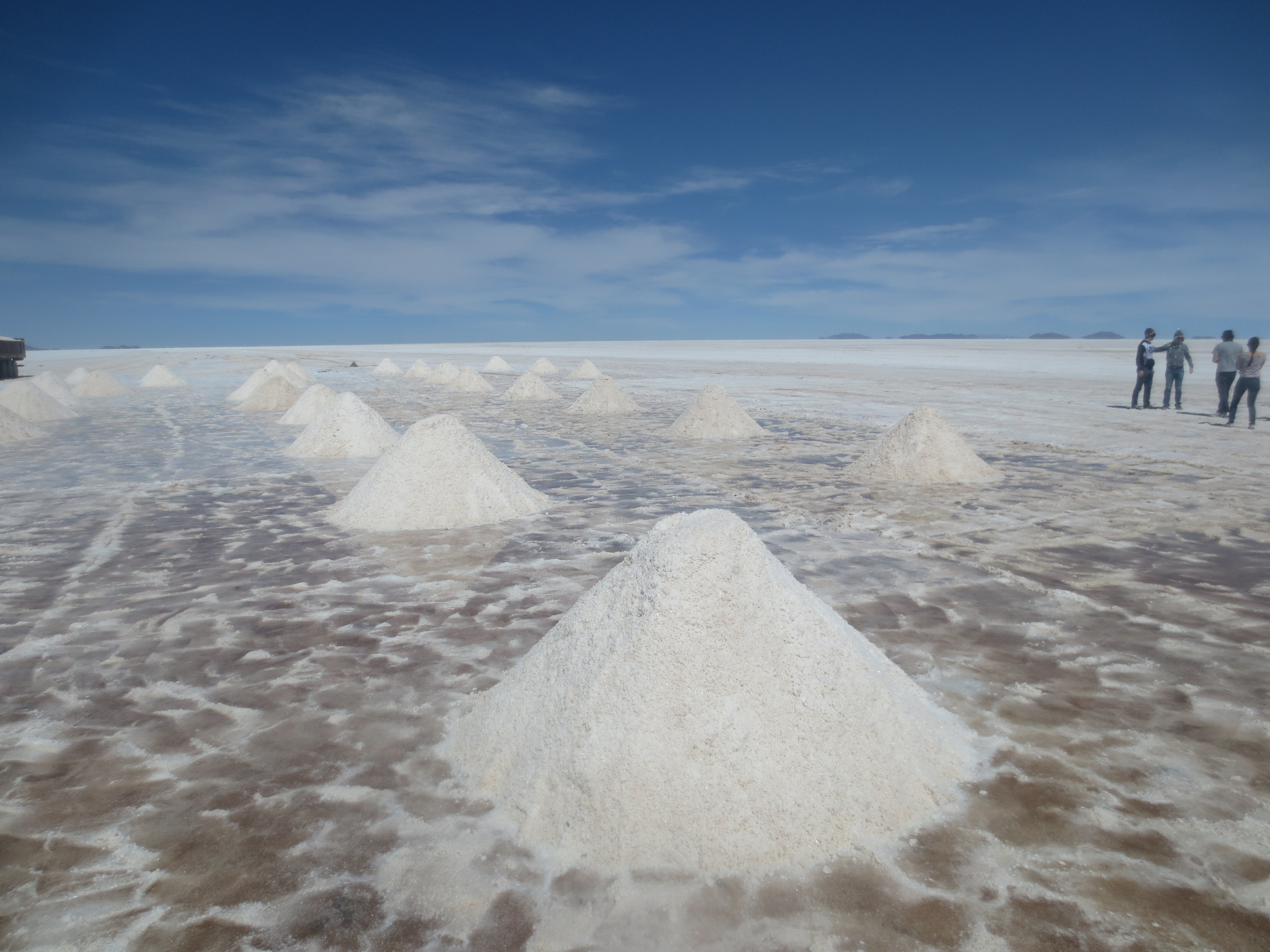 Stacked Salt Piles