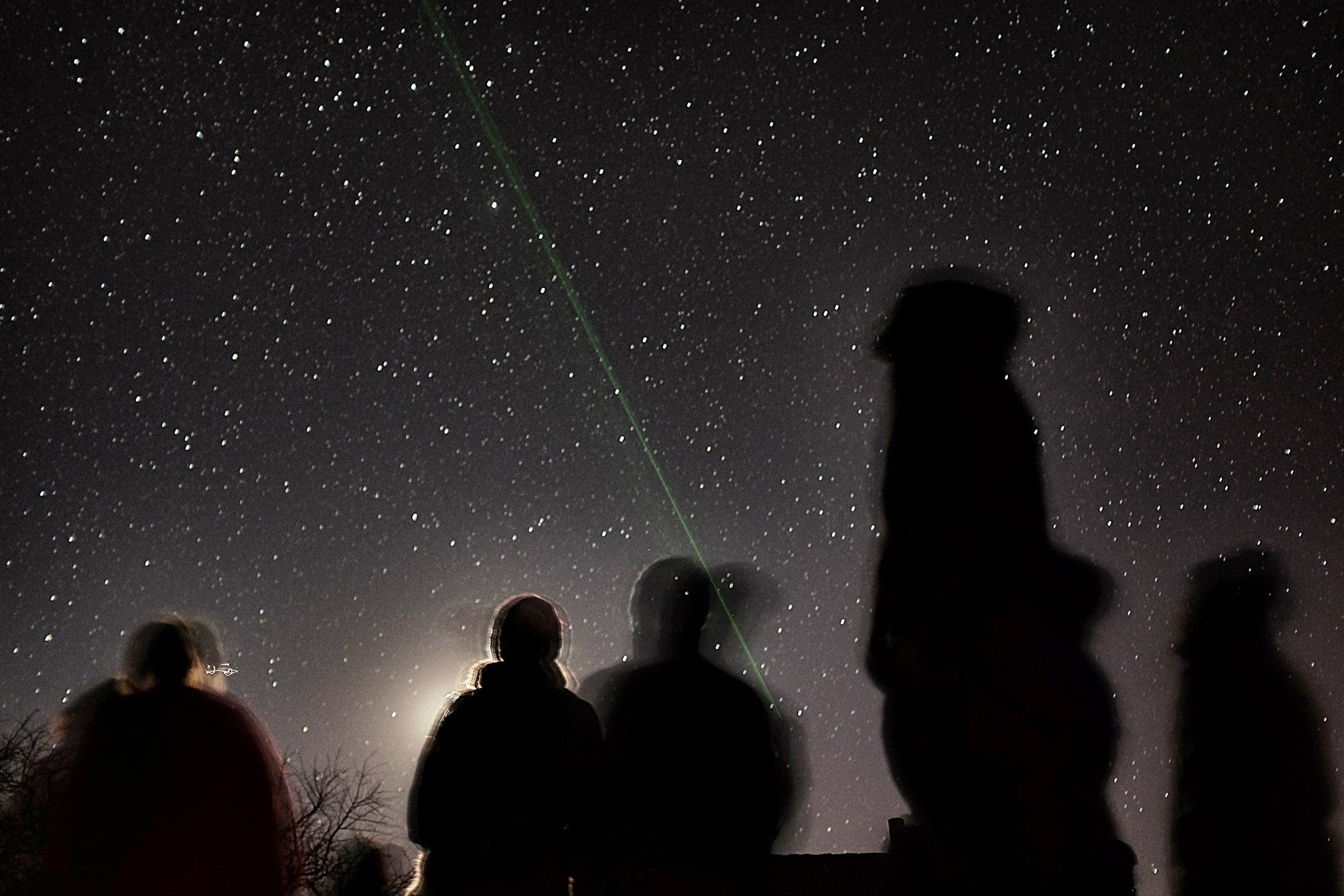 Following the Star Guide's Laser Pointer
